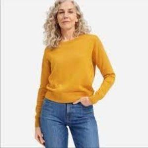 Everlane Marigold Cotton Wool Blend Crewneck Sweater